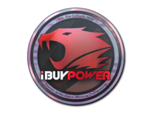Наклейка|iBUYPOWER(голографическая)|Кёльн-2014